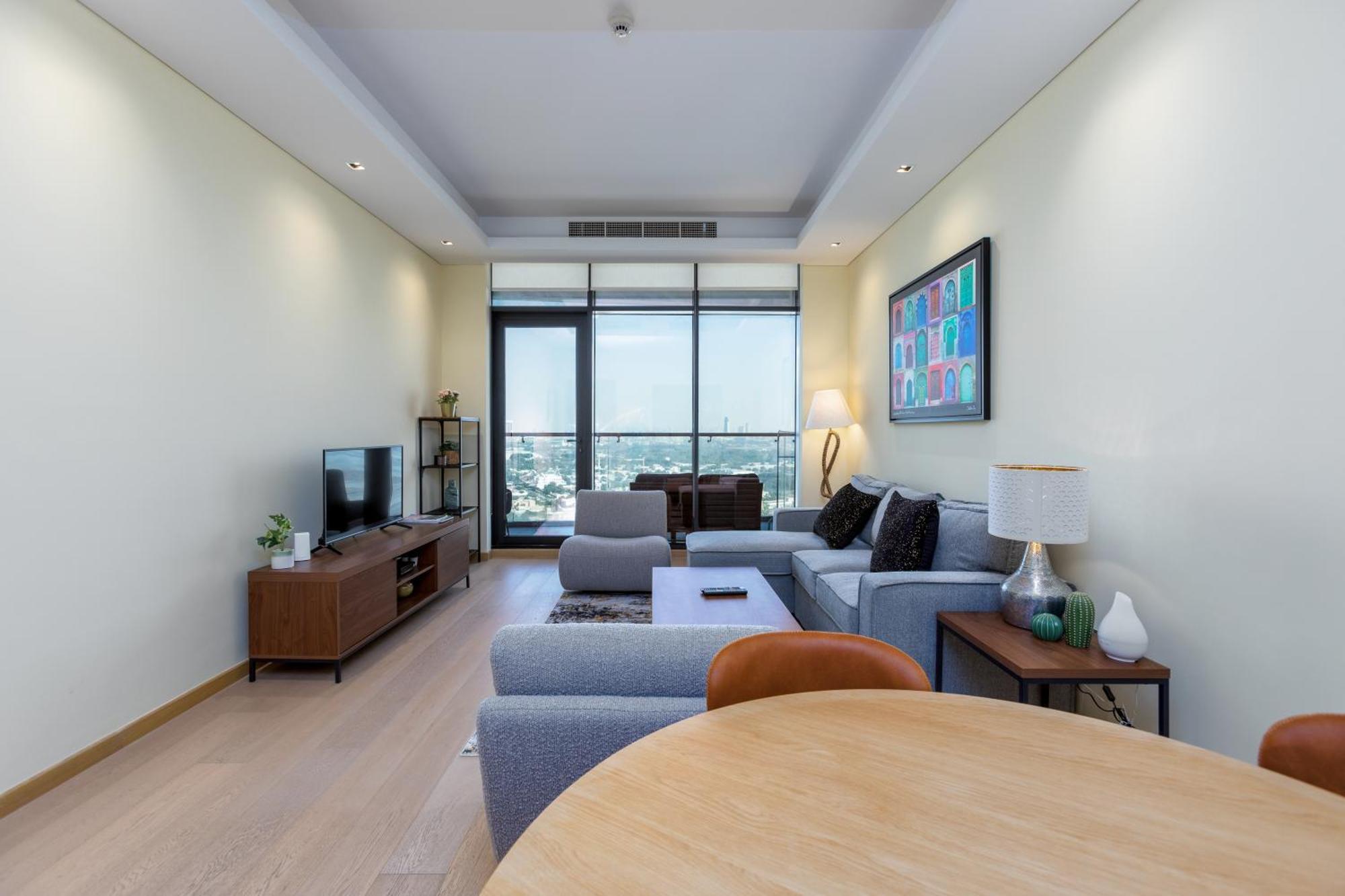 Modern 1Br Apartment, High Floor, Near Dubai Mall Exterior photo