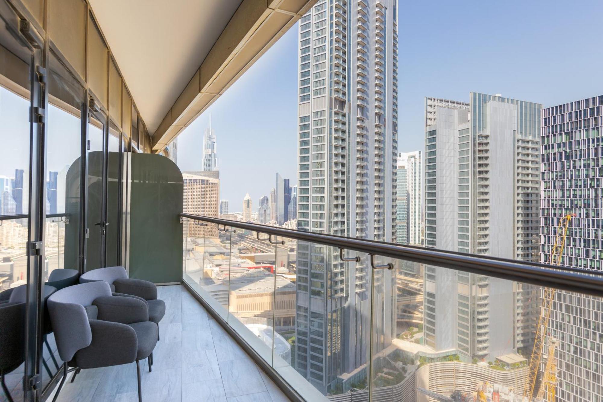 Modern 1Br Apartment, High Floor, Near Dubai Mall Exterior photo